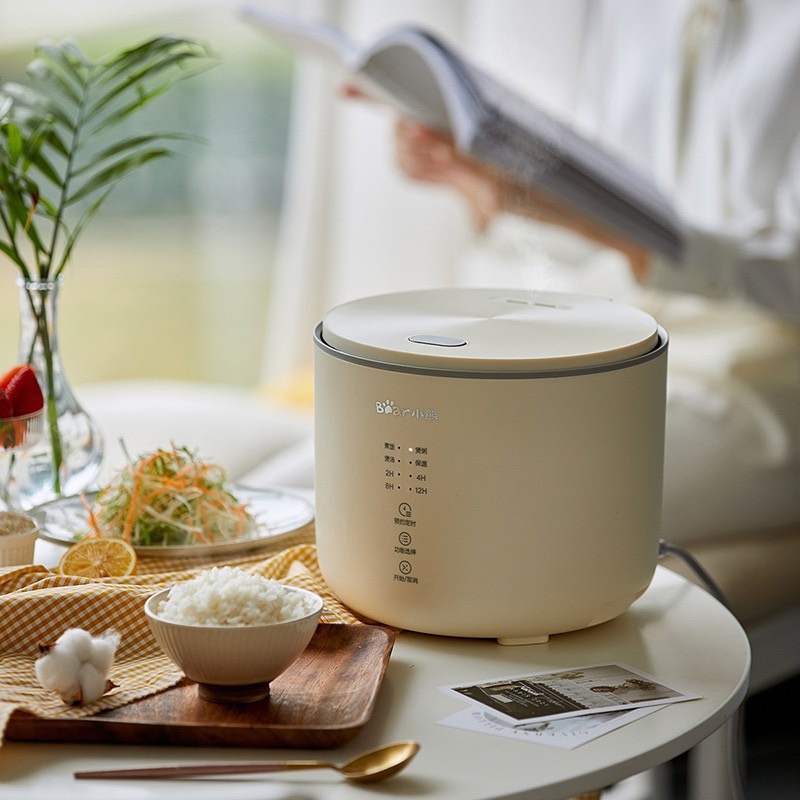 [Đời Mới Nhất] Nồi Cơm Điện BEAR 2L 8 Chế Độ Nấu Đáy 5 Lớp Giữ Nhiệt 24h Cho Cơm Dẻo Thơm Ngon