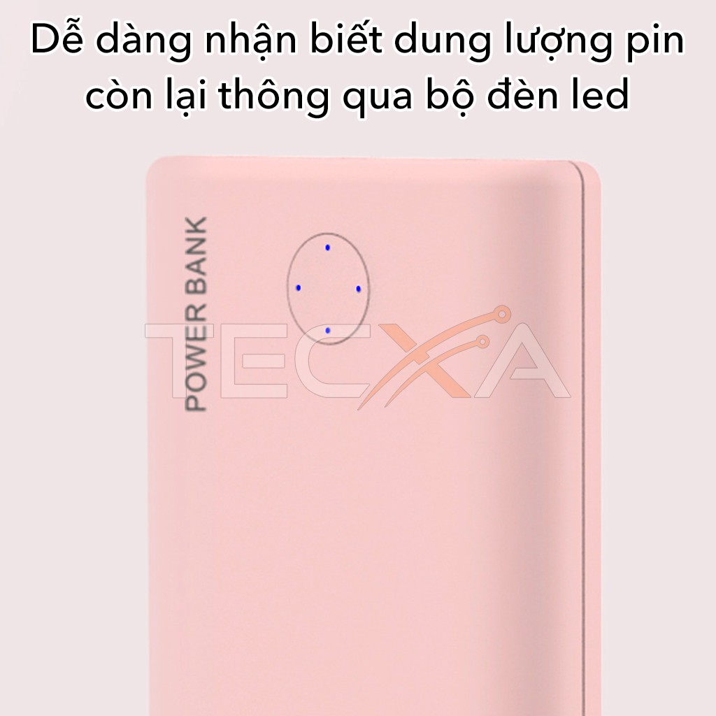 Sạc dự phòng WOGK 10000mAh, Pin dự phòng sạc nhanh chính hãng