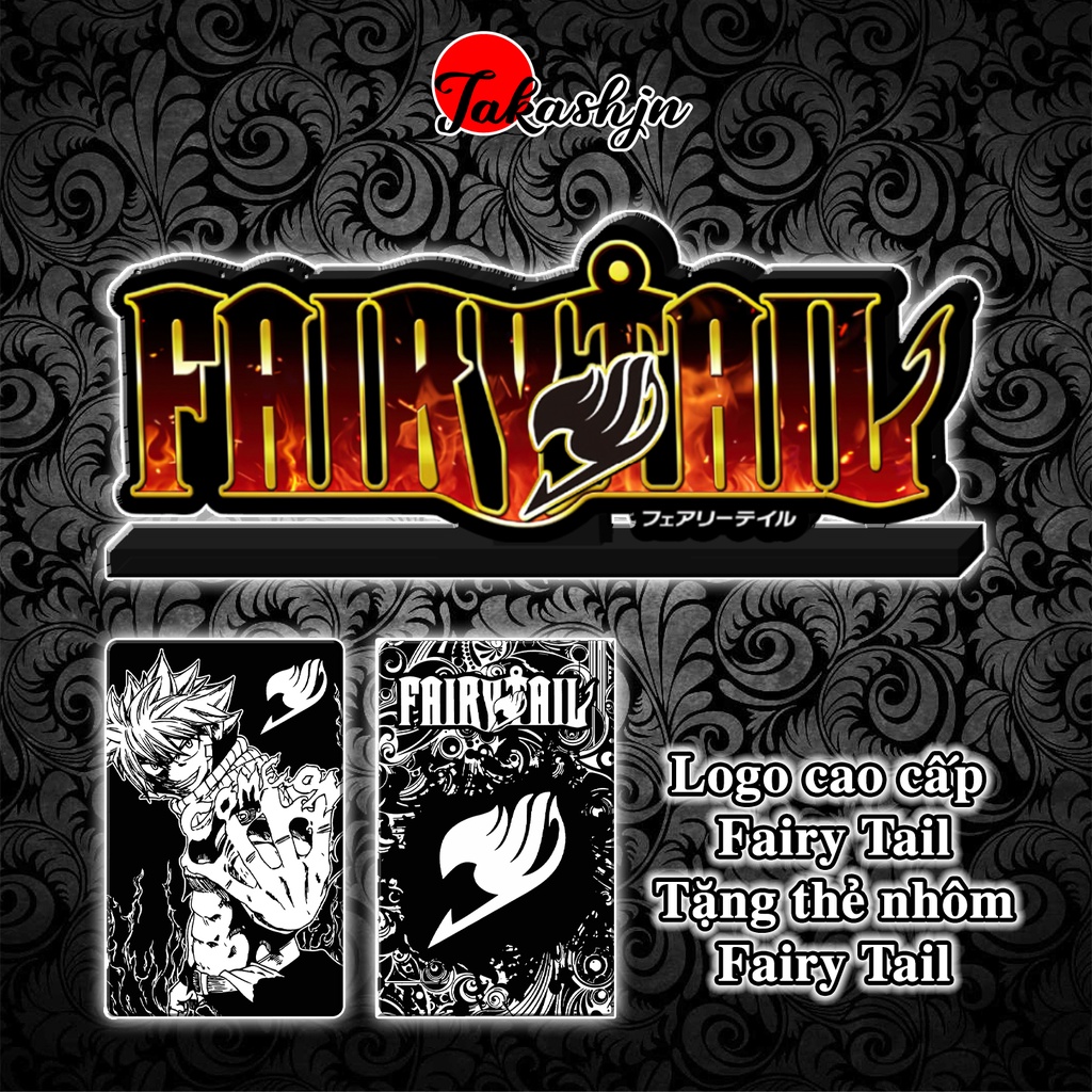 Logo One Piece, Naruto, Dragon Ball, Fairy Tail, Demon Slayer Acrylic Cao Cấp