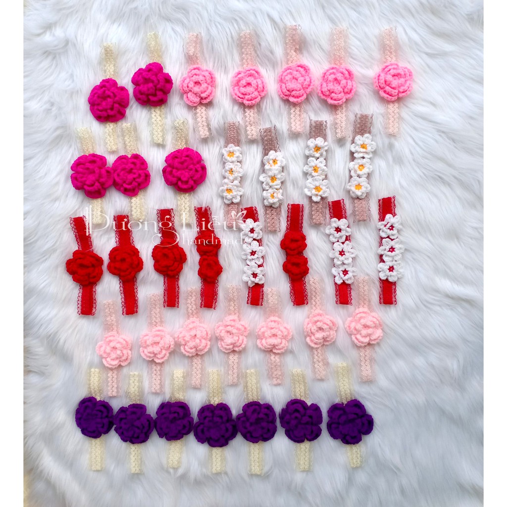Combo 3 băng đô cho bé đáng yêu hàng handmade