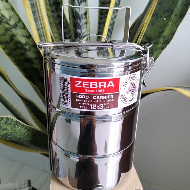 Camen inox Zebra Thái Lan 12cm x3 tầng, inox 304 tuyệt đối an toàn-150123