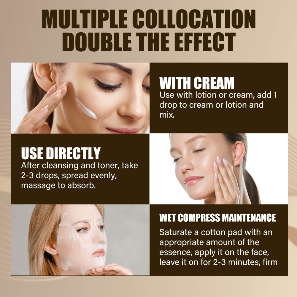 Tinh Chất Thu Nhỏ Lỗ Chân Lông Axit Lactose Hàn Quốc Axit Hyaluronic Làm Săn Chắc Da, Nuôi Dưỡng Da Mặt, Đàn Hồi, Mịn Màng, Sửa Chữa Và Làm Sạch Mụn Đầu Đen Và Mụn Trứng Cá-ampere