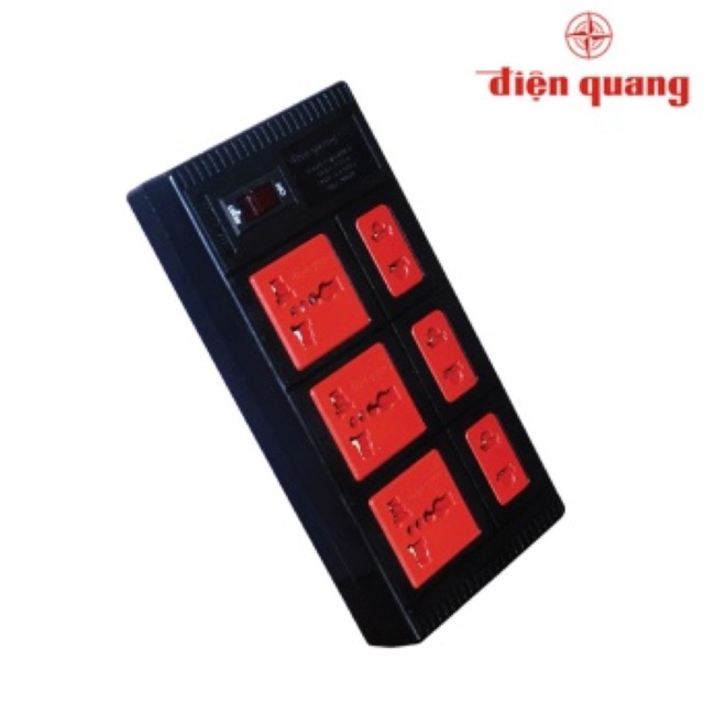 Ổ Cắm Điện Quang ĐQ ESK 5BR 6ECO (Đen) 5MÉT