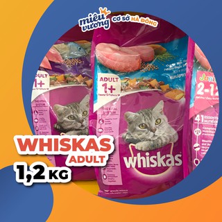 Hạt Whiskas Adult 1.2kg | Thức ăn hạt cho mèo lớn