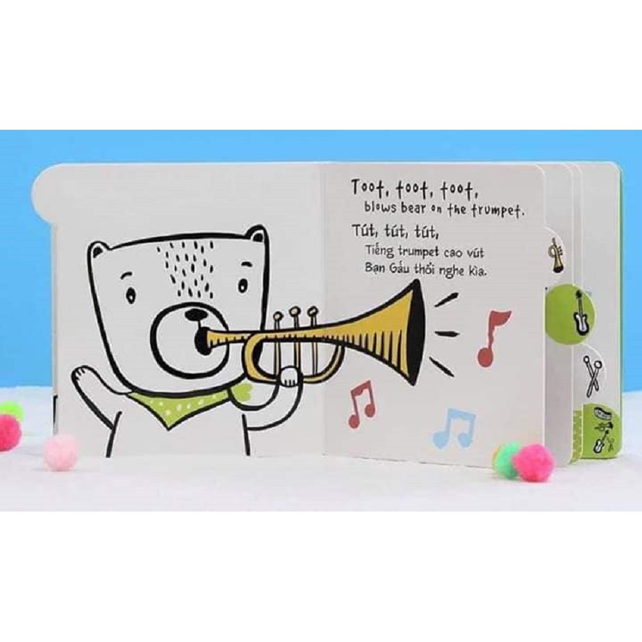 Sách âm thanh -Toot, toot, boom! Listen to the band - Bùm bùm chát! Ban nhạc hát | BigBuy360 - bigbuy360.vn