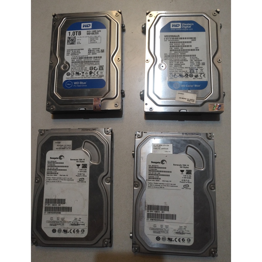 ồ cứng HDD 1Tb 500gb 320gb 160gb pc laptop