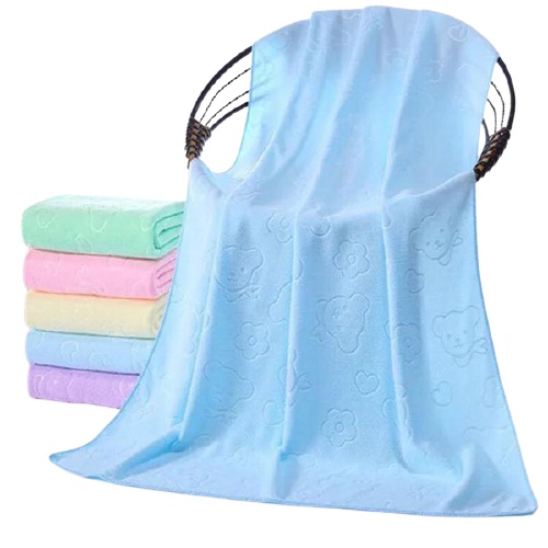 [Khăn tắm siêu thấm] Khăn tắm / Khăn quấn bé xuất Nhật 140x70 cm