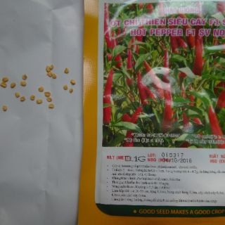 HẠT CÂY ỚT XIÊM - 1g