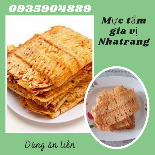 200gr Mực Tẩm Gia Vị Nha Trang - Đóng gói hút chân không