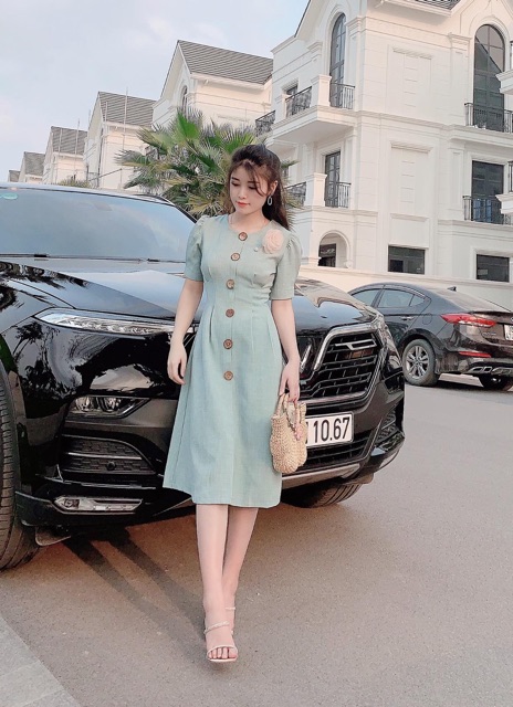 [Free Ship] Váy Ly eo hoa ngực kèm ảnh thật VLS0121043 | BigBuy360 - bigbuy360.vn