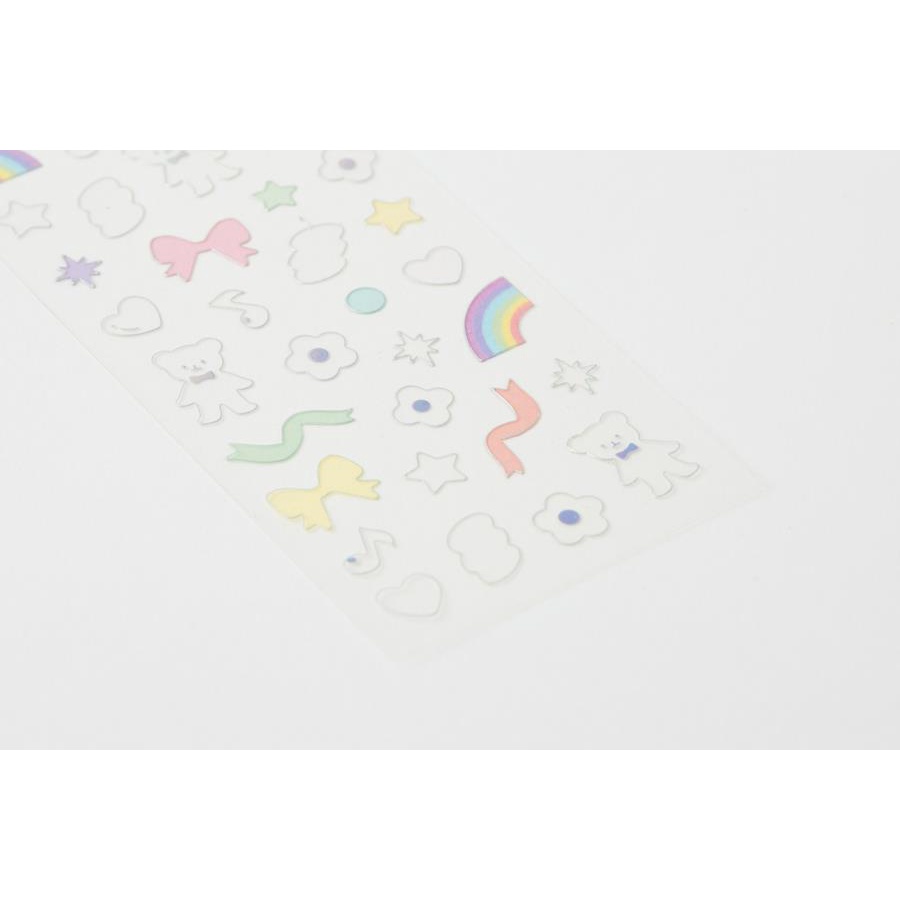 Sticker ARTBOX Hàn Quốc Gấu Hologram Dễ Thương