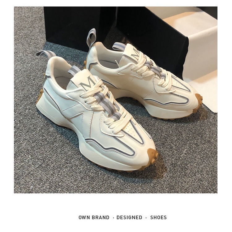 Giày Thể Thao Trắng Đế Cao Su Thời Trang Mùa Xuân 2022