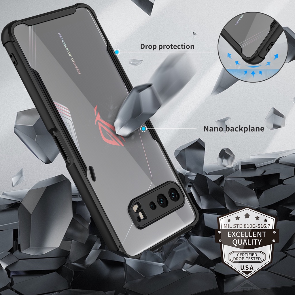 Ốp Điện Thoại Chống Bụi Và Chống Rơi Cho Asus ROG Phone 3/ ROG Phone 3 Pro