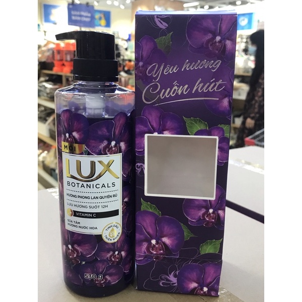 Hộp Qùa Sữa Tắm Lux Magical Spell Tím 530g/ hồng 530Gr