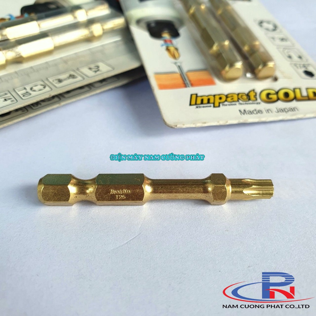 Mũi vặn vít hoa thị Impact Gold Makita- Hộp 2 cái