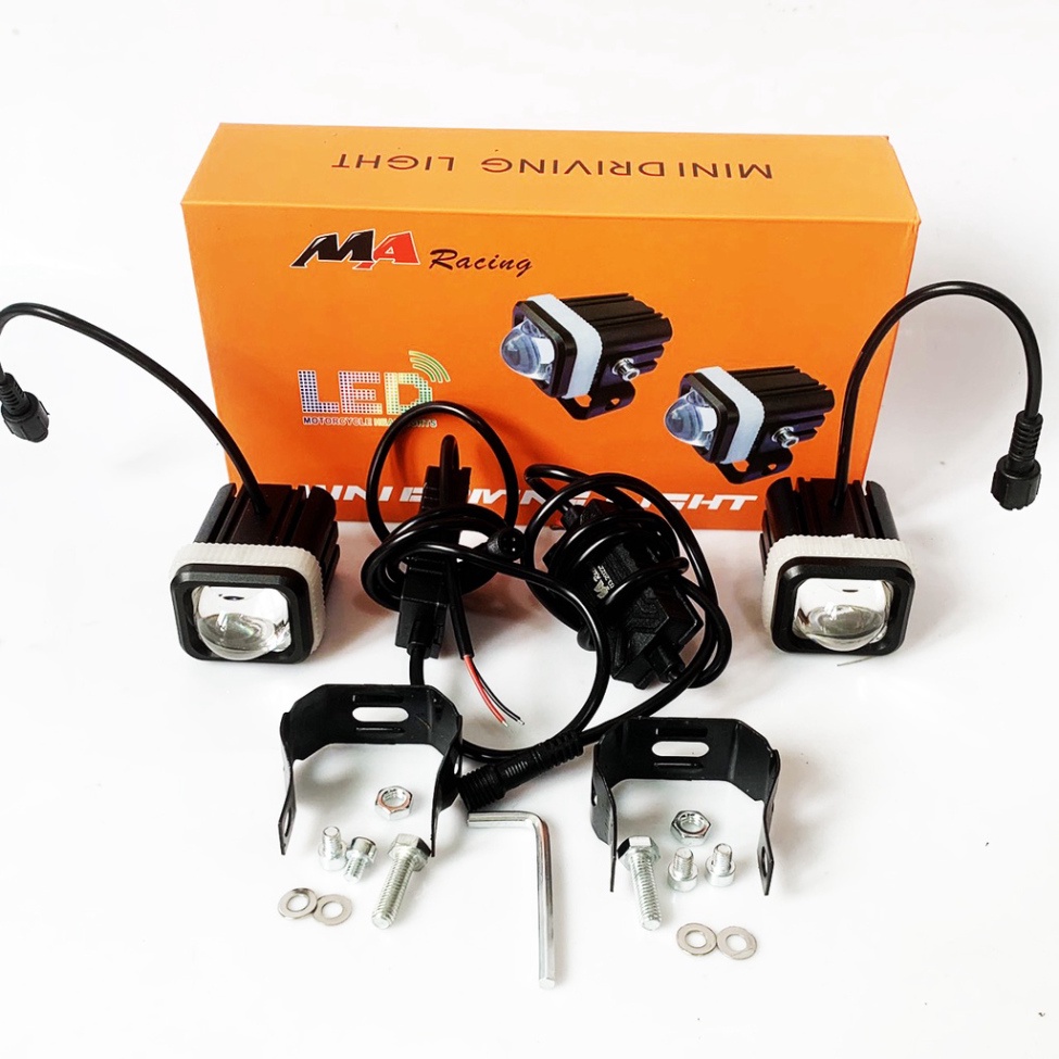 Đèn Trợ Sáng Mini Bi Cầu 2 Màu MA Racing Chính Hãng 31W