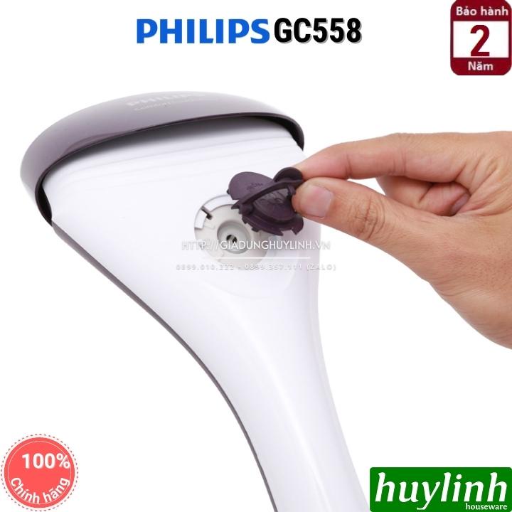 [Mã ELHAMS5 giảm 6% đơn 300K] Bàn ủi hơi nước đứng Philips GC558 - bảo hành 2 năm chính hãng