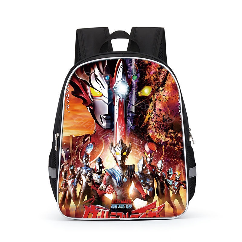 Ba lô đi học họa tiết Galaxy Fighting Altman dễ thương cho bé 1234