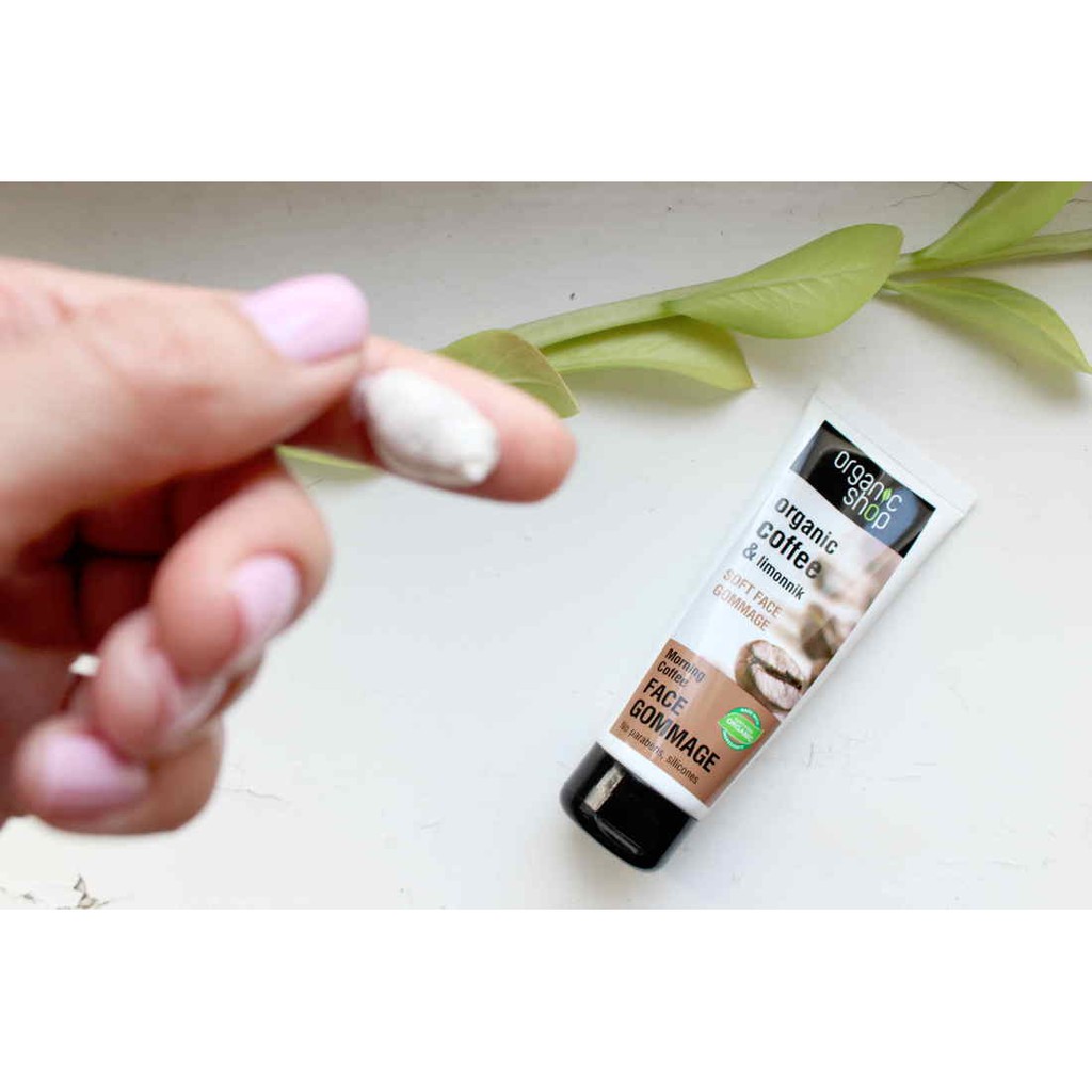 Kem tẩy da chết dịu nhẹ dành cho da mặt Organic shop Soft Face Gommage 75ml | BigBuy360 - bigbuy360.vn