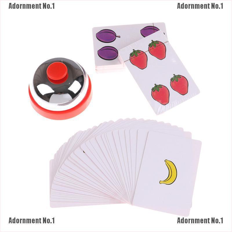 [AdornmentNo1]  Halli Galli Board Game 2-6 Players Cards Game For Party/Family/Friends Easy To Play