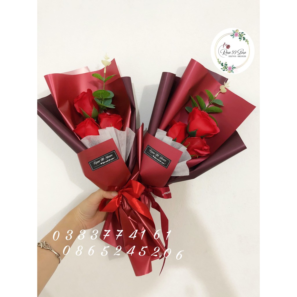 Sỉ Bó Hoa 3 bông. (Sỉ từ 10 bó) | BigBuy360 - bigbuy360.vn