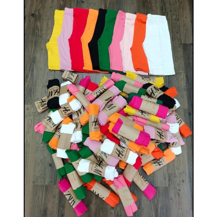 Quần Legging Lửng Nữ Nhiều Màu - Quần legging Knit Short Trendy chất thun dày dặn co dãn 4 chiều