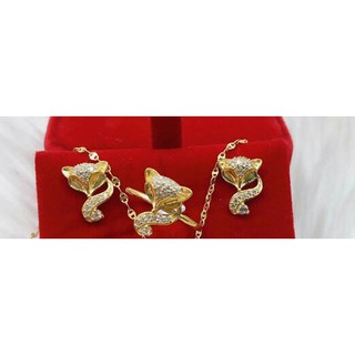 Bông tai hồ ly xi vàng hằng shop