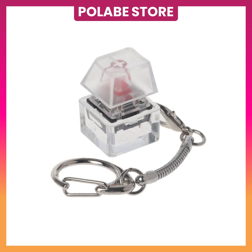 Móc khóa switch tester bàn phím cơ, có thể làm đồ chơi giảm căng thẳng - Polabe Store