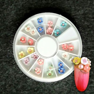 Khay Nails, Trang trí Móng tay Hoa gốm 6mm