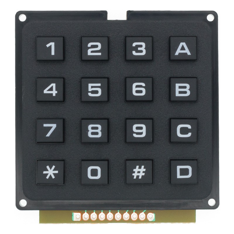 Mô Đun Công Tắc Nút Bấm Bằng Nhựa ABS 3*4 4*4 4x4 3x4 12 16 Phím Cho Arduino
