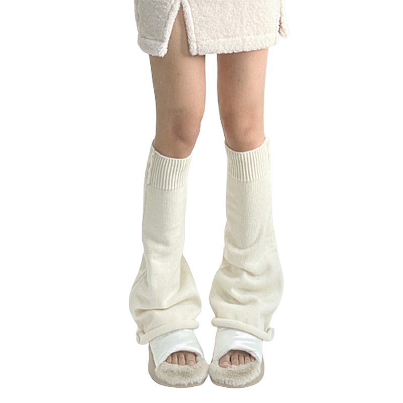 Tất Dệt Kim Giữ Ấm Chân Phong Cách Lolita Thời Trang Thu Đông Cho Nữ