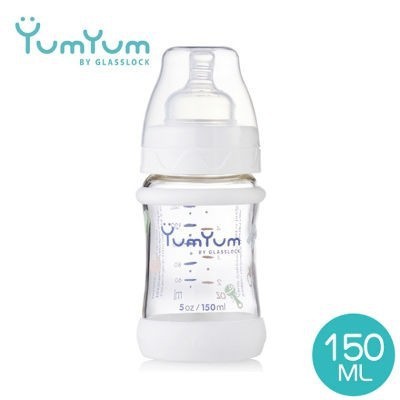 Bình sữa thủy tinh Hàn Quốc Glasslock dung tích 150ml IG598