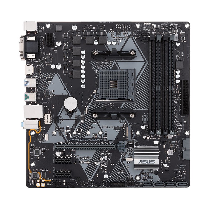 Mainboard ASUS PRIME B450M-A (AMD B450, Socket AM4, m-ATX, 4 khe RAM DDR4)