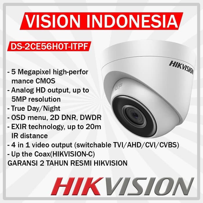 Camera Hikvision 5mp Ds 2ce56h0t Itpf