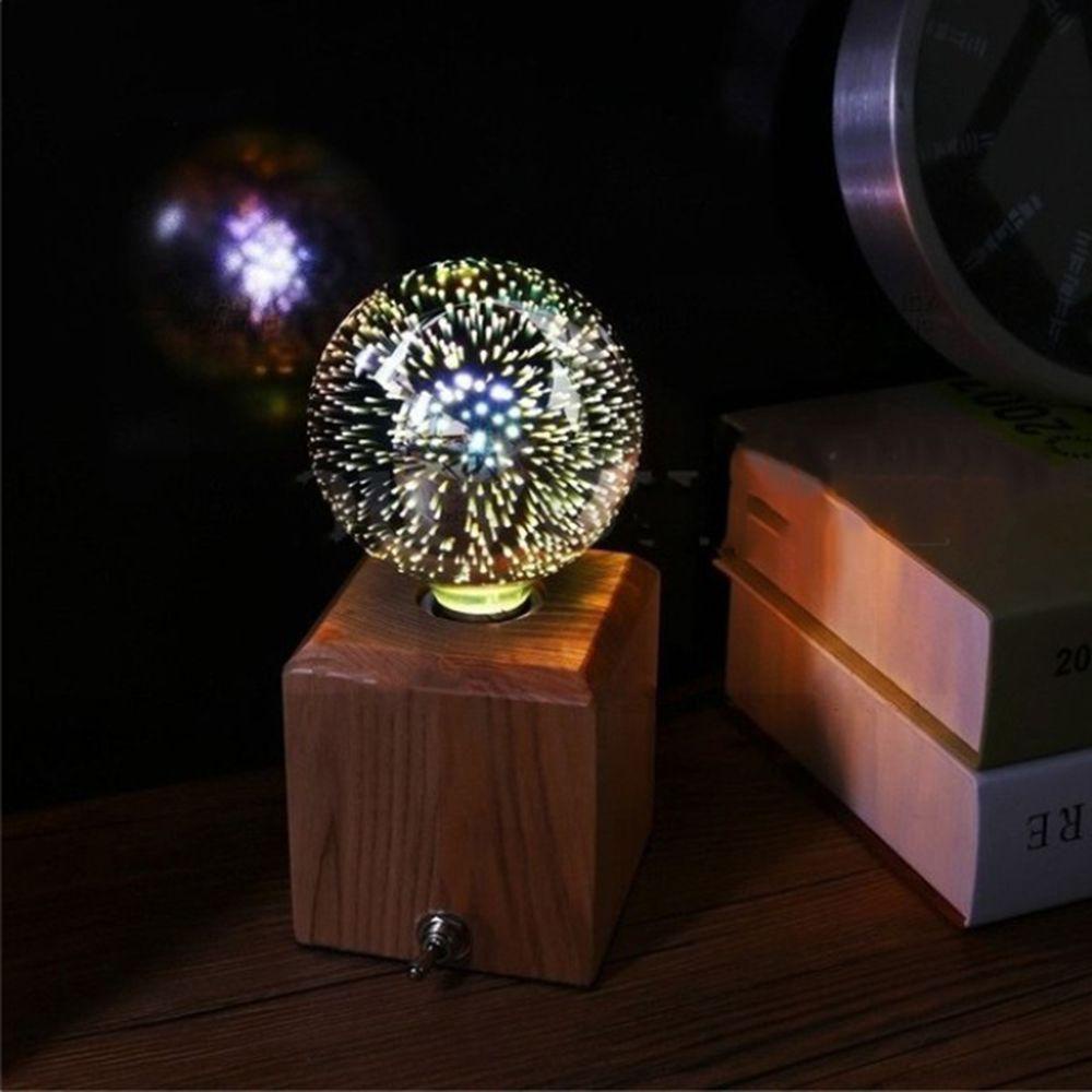 Đuôi Đèn E27 Pháo Hoa 3D Nhiều Màu Sắc