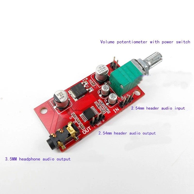 1 Bảng Mạch Khuếch Đại Âm Thanh Tai Nghe MAX4410 Mini NE5532