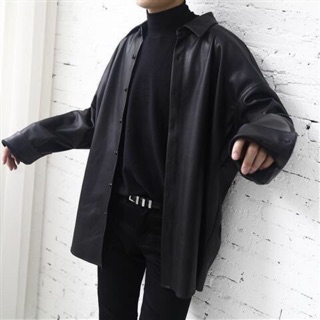 [ FREE SHIP ĐƠN 99K ]_Áo khoác da mỏng phối cúc