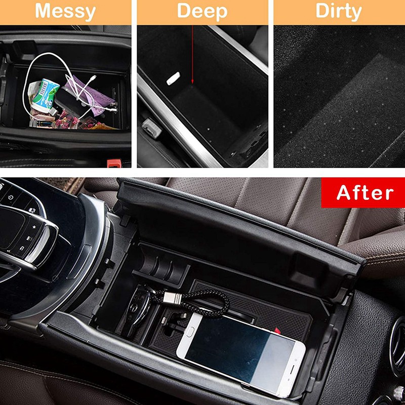 Khay Đựng Đồ Tay Vịn Ô Tô Mercedes Benz W205 C Class W253 Glc Class 2015-2020