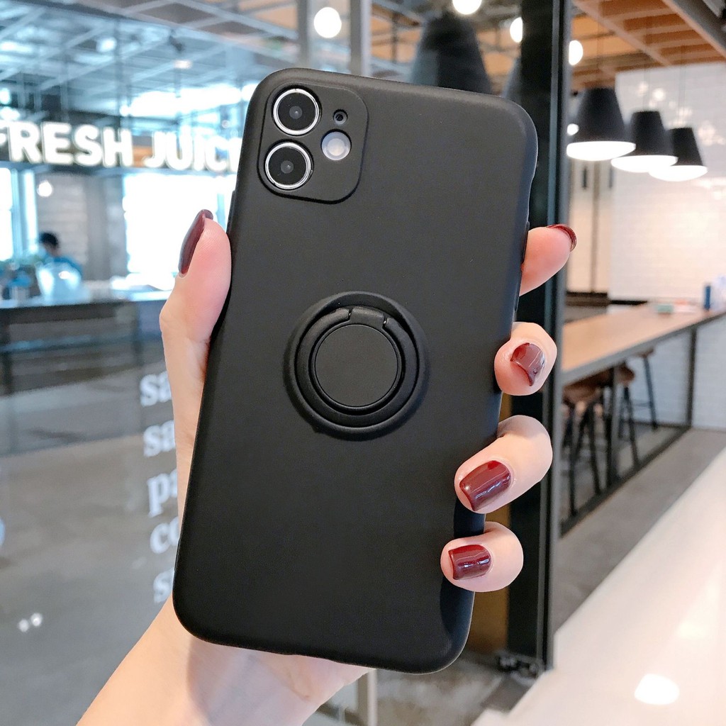 Ốp Lưng Silicon Dẻo Kèm Ring Có Lót Nỉ iP 6 Plus/.../12 Promax - Minh An Saigon [Part 1/2]