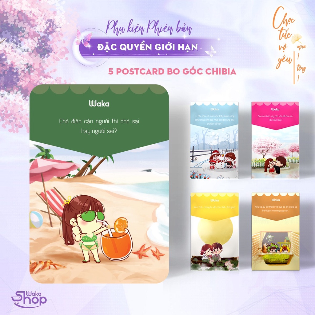 Sách - Combo Chọc Tức Vợ Yêu Mua 1 tặng 1 tập 1,2,3,4,5 ( Quà tặng độc quyền) - Quẫn Quẫn Hữu Yêu