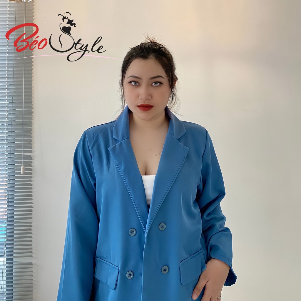 BIGSIZE nữ giá ree Áo Blazer - Áo Vest kiểu Hàn Quốc Dành cho các nàng từ 55-95kg - Mặc đi chơi , dạo phố , công sở