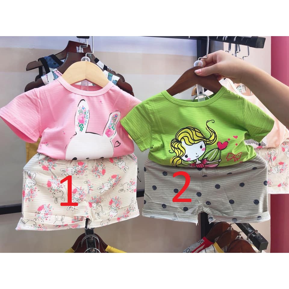 Đồ bộ cotton tre cho bé trai bé gái - Vải cotton tre thoáng mát, mềm mịn