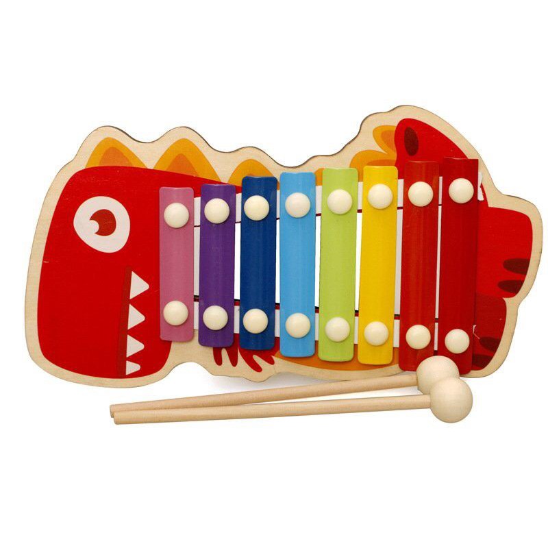 Đồ chơi đàn gỗ hình dễ thương cho bé, đồ chơi âm nhạc phát triển trí tuệ dochoigo.vn