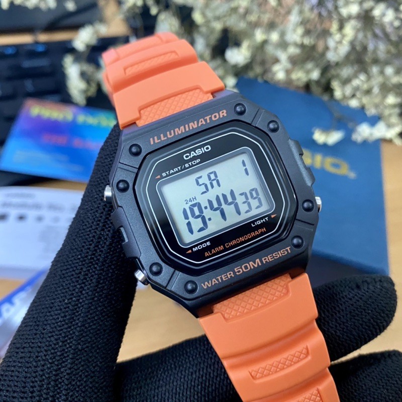 Đồng hồ nam Casio Anh Khuê W-218H-4B2VDF