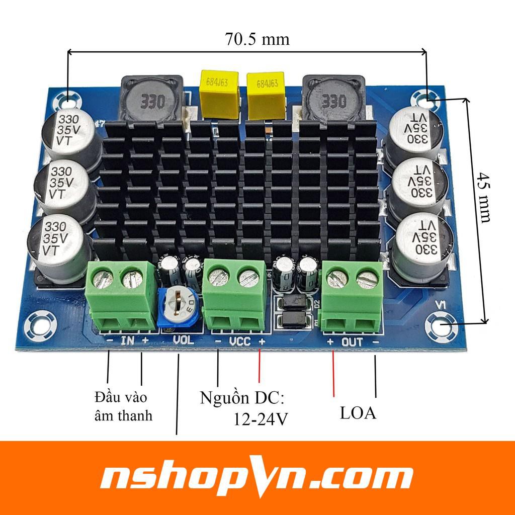 Mạch khuếch đại âm thanh Mono TPA3116D2 XH-M542 100W