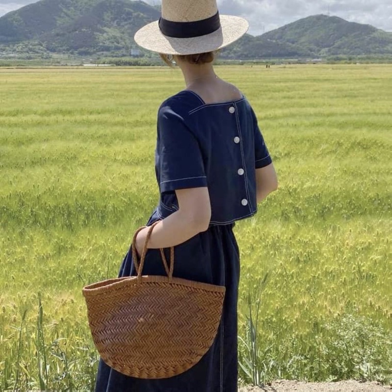 Grass Dress - Đầm dáng dài hở eo tay phồng - Remmus.vn | BigBuy360 - bigbuy360.vn