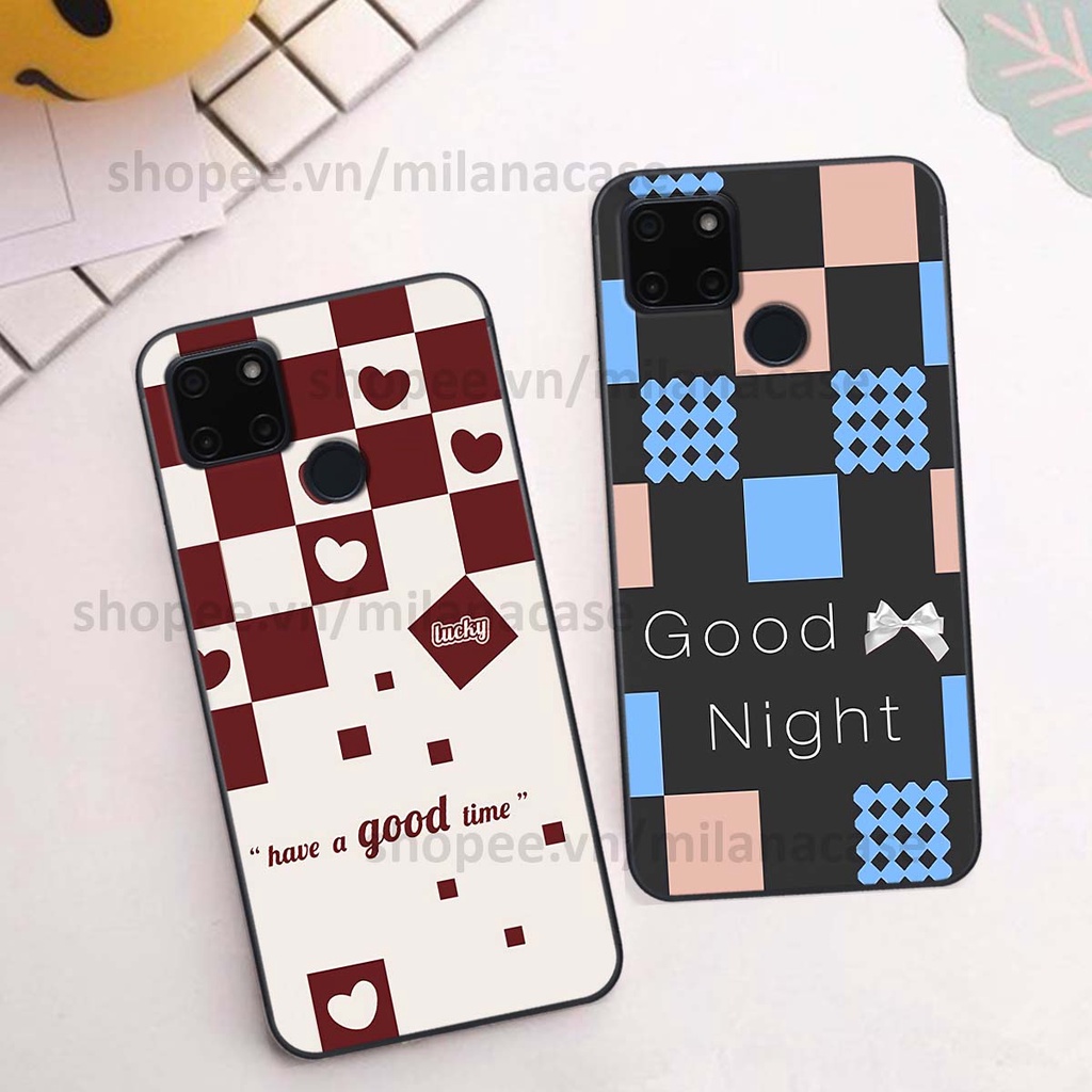 Ốp Realme C20 / C21Y caro họa tiết nhiều màu sắc siêu đẹp thời trang cá tính