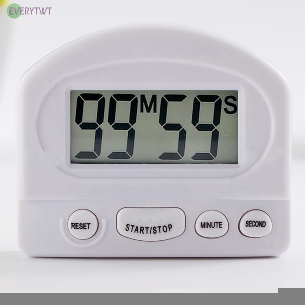 White/BlackDigital Count Up Down Kitchen Cooking Timer Magnetic Electronic Alarm