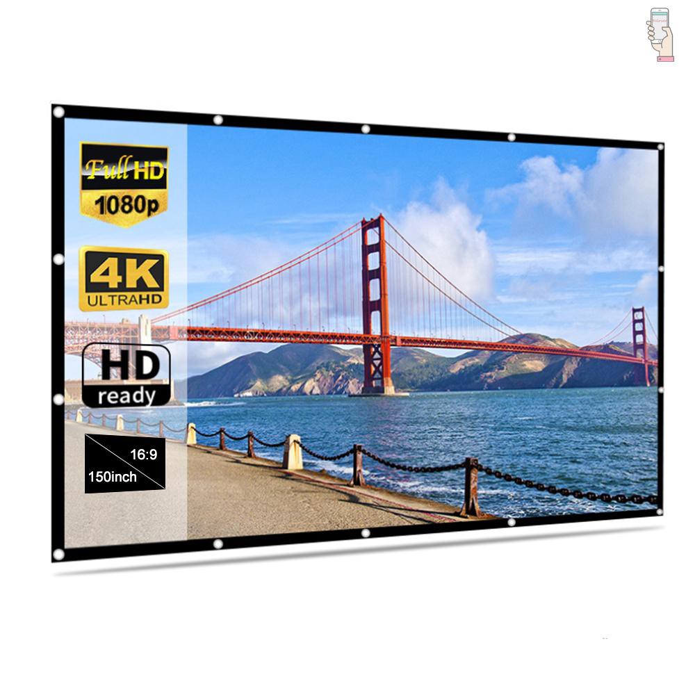 Màn Hình Máy Chiếu Treo Tường 150inch 16: 9