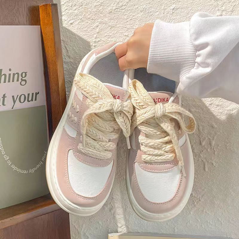 Giày thể thao đế dày màu khối đơn giản IELGY phong cách Hàn Quốc cho nữ